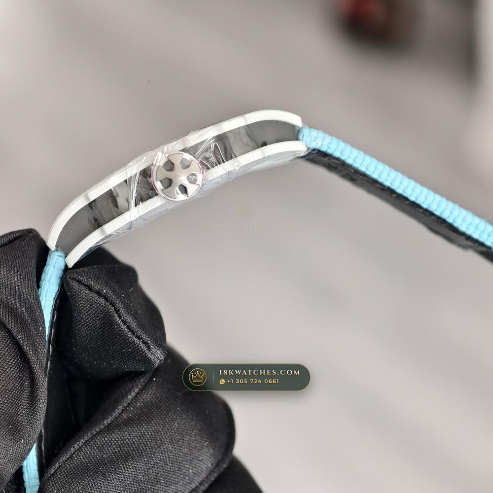 Richard Mille RM 67-02 Automatic Extra-Flat Alexis Pinturault White Quartz TPT — Studio Gallery Plate VI in Carbon TPT & Grade 5 Titanium (33.4g Verified Mass, Richard Mille Cal. CRMA7 Skeletonized Titanium)
