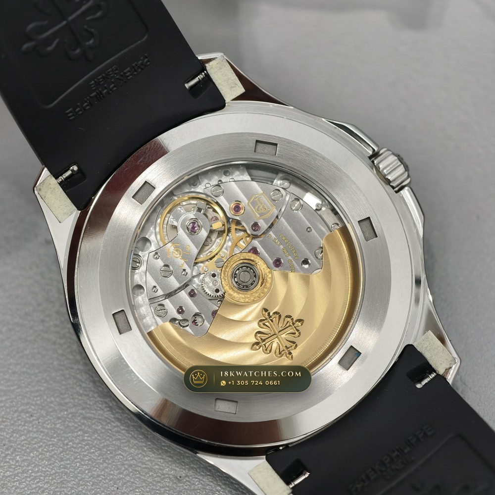 Patek Philippe Aquanaut Extra-Large Self-Winding Hand-Chamfered Bevel Spec Ref. 5167A — Studio Gallery Plate VI in 904L Stainless Steel Custom Architecture (79.2g Verified Mass, Patek Philippe Cal. 324 S C - 21K Gold Rotor)