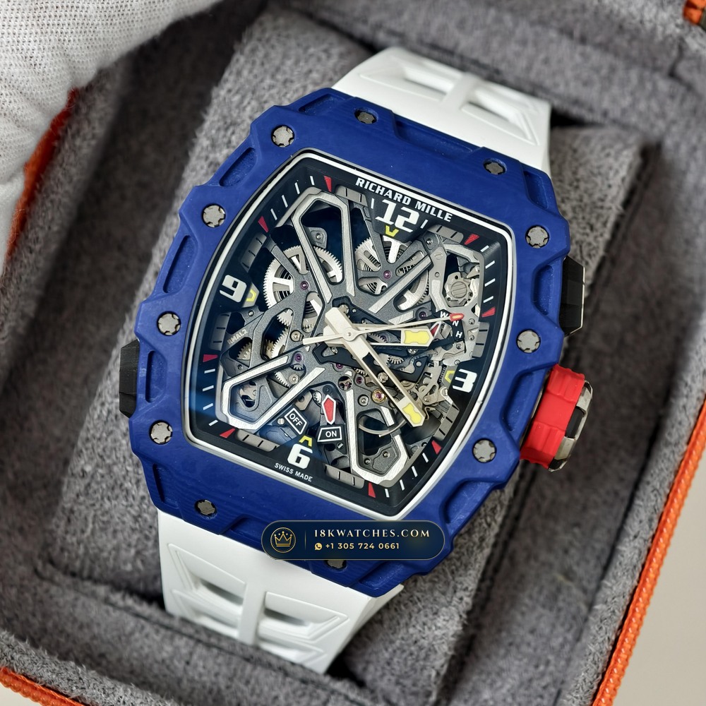 Richard Mille RM 35-03 Automatic Rafael Nadal — Studio Gallery Plate III in Carbon TPT & Grade 5 Titanium (50.3g Verified Mass, Richard Mille Cal. RMAL2 Butterfly Split-Rotor)