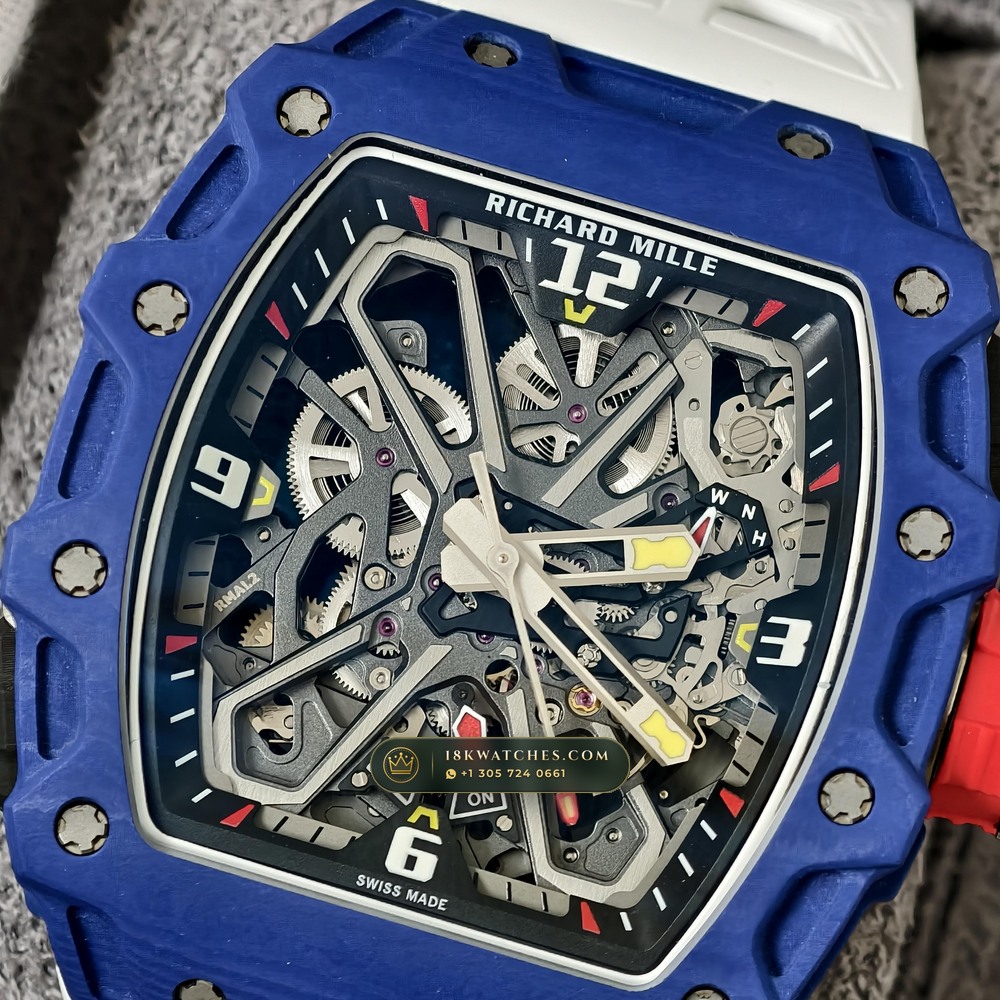 Richard Mille RM 35-03 Automatic Rafael Nadal — Studio Gallery Plate IV in Carbon TPT & Grade 5 Titanium (50.3g Verified Mass, Richard Mille Cal. RMAL2 Butterfly Split-Rotor)