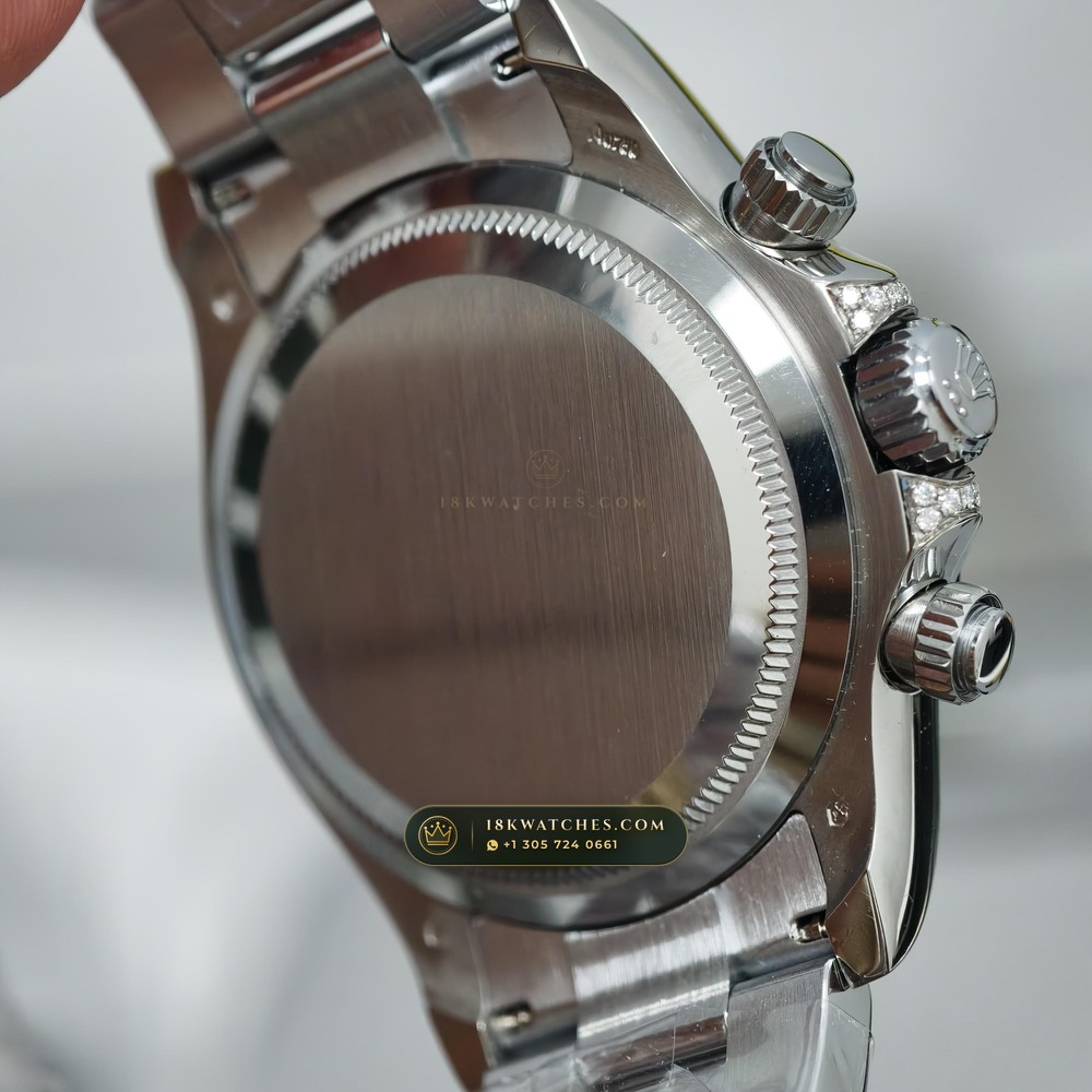 Rolex Cosmograph Daytona Black Obsidian Dial & Sapphire Bezel 18K White Gold Ref. 126599TSA — Studio Gallery Plate VII in 18K White Gold Au750 (216.9g Verified Mass, Rolex Manufacture Cal. 4131 - 72h Power Reserve)