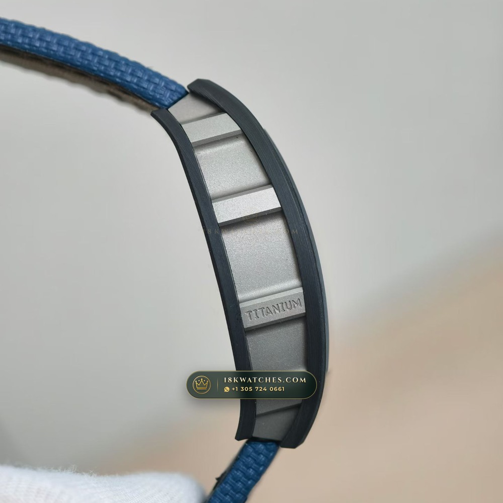 Richard Mille RM 055 Bubba Watson Manual Winding Americas Limited Edition — Studio Gallery Plate IV in Carbon TPT & Grade 5 Titanium (66.1g Verified Mass, Richard Mille Cal. RMUL2 Grade 5 Titanium Skeleton)