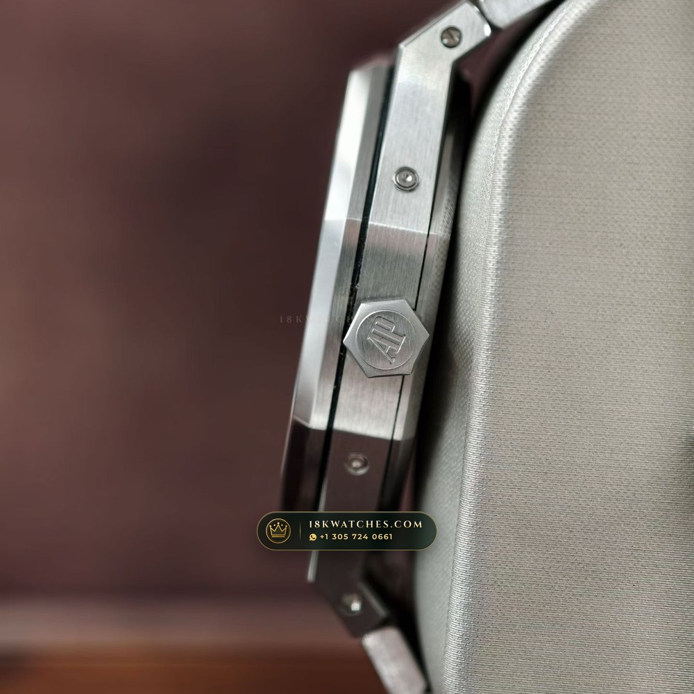 Audemars Piguet Royal Oak Perpetual Calendar 41mm 5-Axis CNC Case Ref. 26574ST.OO.1220ST.02 — Studio Gallery Plate V in 904L Stainless Steel Custom Architecture (161.8g Verified Mass, Audemars Piguet Cal. 5134 Ultra-Thin Perpetual)
