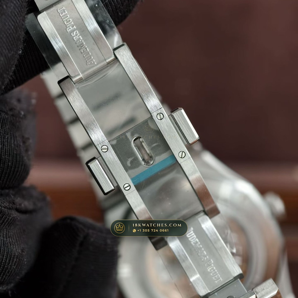 Audemars Piguet Royal Oak Perpetual Calendar 41mm 5-Axis CNC Case Ref. 26574ST.OO.1220ST.02 — Studio Gallery Plate VIII in 904L Stainless Steel Custom Architecture (161.8g Verified Mass, Audemars Piguet Cal. 5134 Ultra-Thin Perpetual)