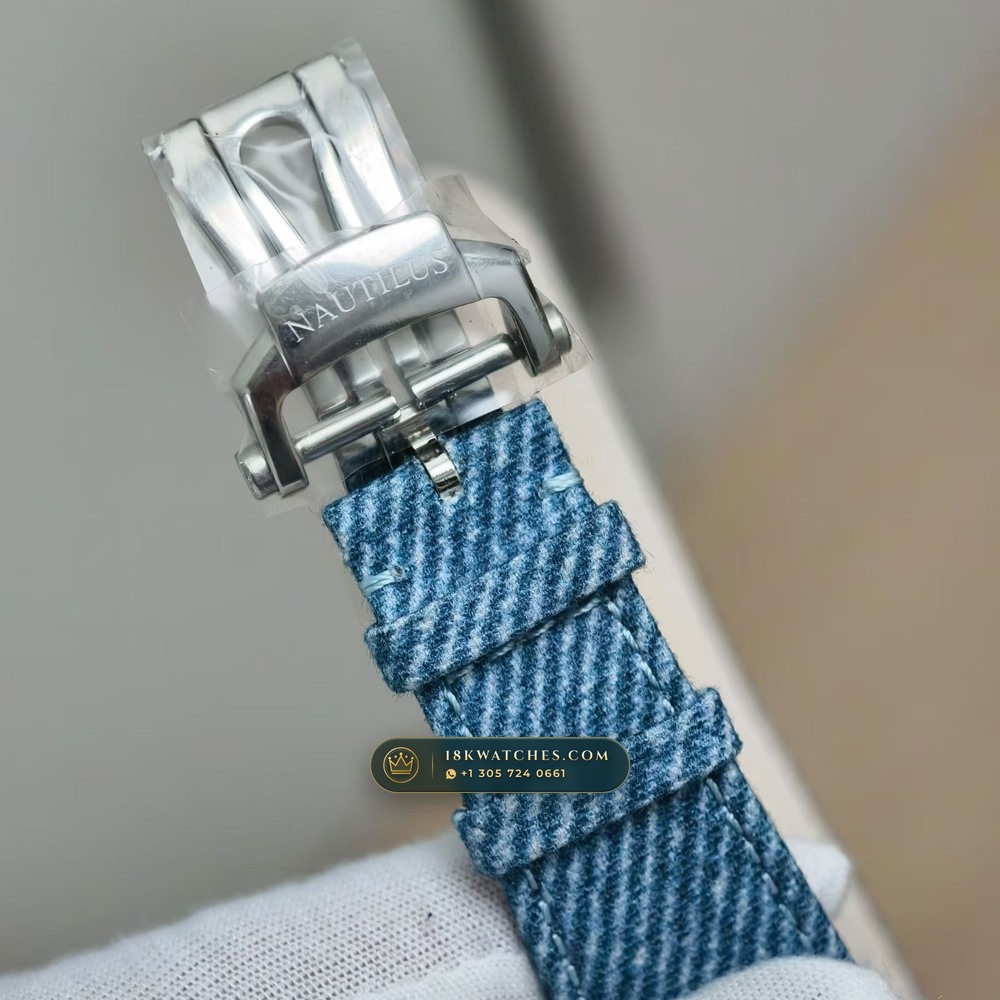 Patek Philippe Nautilus Moonphase & Power Reserve Custom SW Dial Ref. 5712A — Studio Gallery Plate IX in 904L Stainless Steel Custom Architecture (116.5g Verified Mass, Patek Philippe Cal. 240 PS IRM C LU - 22K Gold Micro-Rotor)