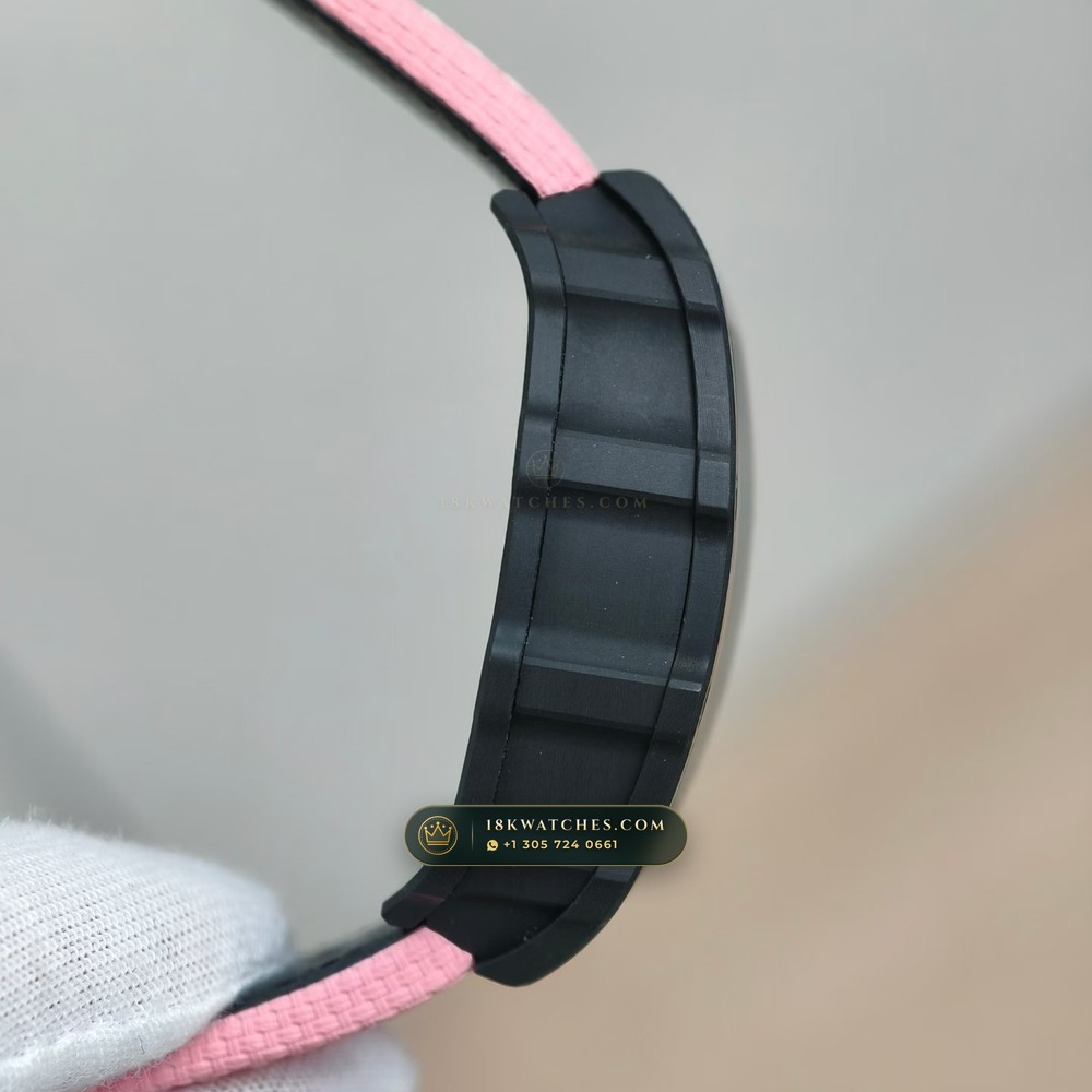 Richard Mille RM 35-01 Rafael Nadal Manual Winding Hand-Chamfered Bevel Spec — Studio Gallery Plate IV in Carbon TPT & Grade 5 Titanium (50.9g Verified Mass, Richard Mille Cal. RMUL3 Grade 5 Titanium Skeleton)