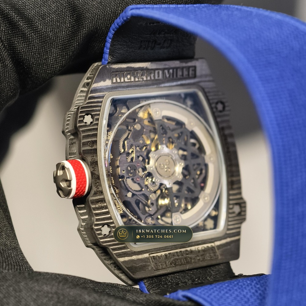 Richard Mille RM 67-02 Automatic Extra-Flat Geneva Atelier Spec — Studio Gallery Plate V in Carbon TPT & Grade 5 Titanium (33.5g Verified Mass, Richard Mille Cal. CRMA7 Skeletonized Titanium)