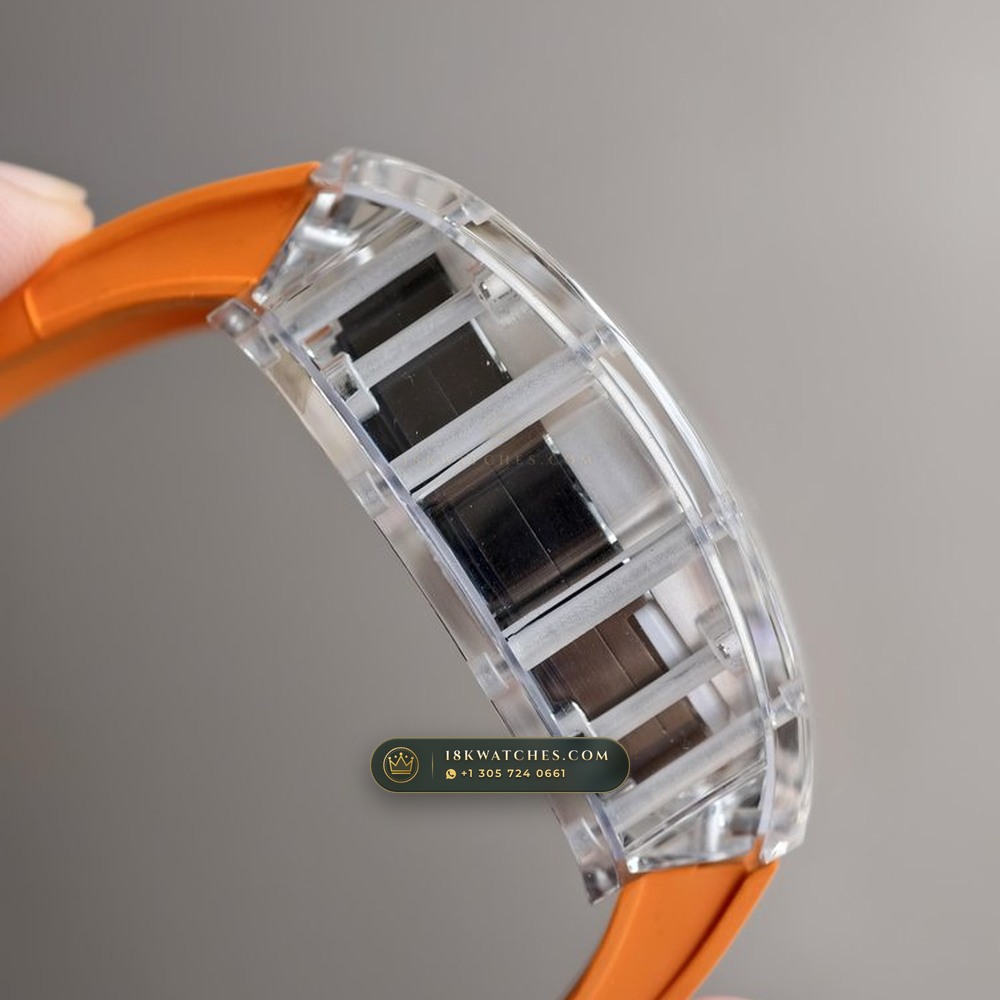 Richard Mille RM 52-05 Pharrell Williams Crystalline Sapphire Tourbillon — Studio Gallery Plate V in Crystalline Sapphire & Grade 5 Titanium (78.3g Verified Mass, Richard Mille Hand-Wound Tourbillon Calibre)