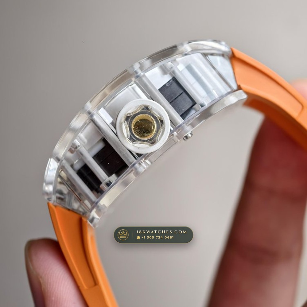 Richard Mille RM 52-05 Pharrell Williams Crystalline Sapphire Tourbillon — Studio Gallery Plate VI in Crystalline Sapphire & Grade 5 Titanium (78.3g Verified Mass, Richard Mille Hand-Wound Tourbillon Calibre)
