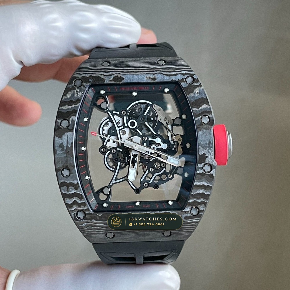 Richard Mille RM 055 Bubba Watson Manual Winding Americas Limited Edition 5-Axis CNC Case