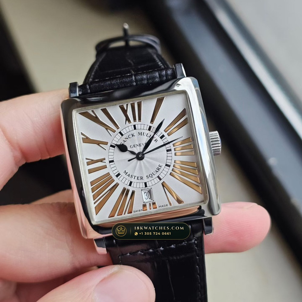 Franck Muller Master Square 36.5mm Roman Dial Ref. 6000H-SC-DT