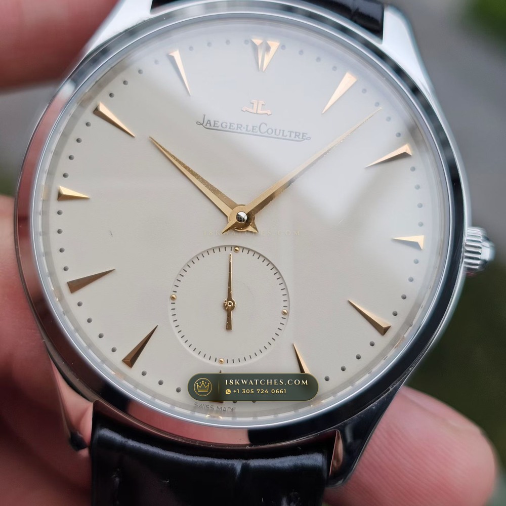 Jaeger-LeCoultre Master Ultra Thin Small Seconds 39mm Cal. 896 Authentic OEM Dial Ref. Q1358420 — Studio Gallery Plate III in 904L Stainless Steel Custom Architecture (68.8g Verified Mass, Jaeger-LeCoultre Manufacture Cal. 925 / Cal. 899)