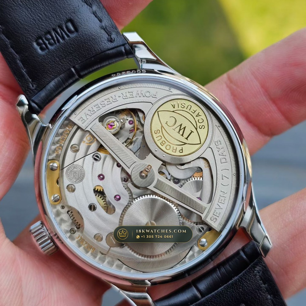 IWC Schaffhausen IWC Portugieser Automatic 7-Days Power Reserve 42.3mm Cal. 51011 Ref. IW500704 — Studio Gallery Plate V in 904L Stainless Steel Custom Architecture (98.1g Verified Mass, IWC Manufacture Cal. 69355 / Cal. 52010)