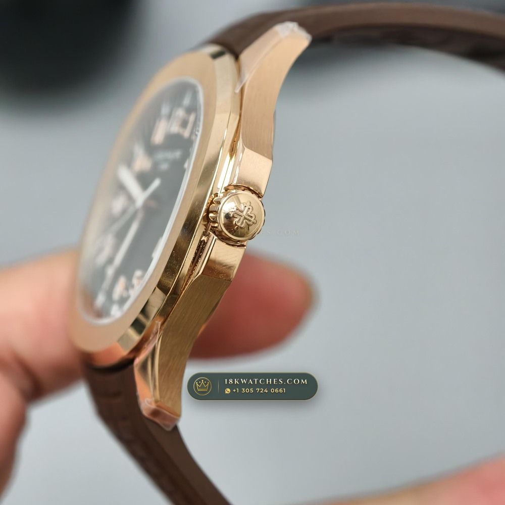 Patek Philippe Aquanaut Extra-Large Self-Winding 18K Rose Gold Geneva Atelier Spec Ref. 5167R — Studio Gallery Plate V in 18K Rose Gold Au750 (108.8g Verified Mass, Patek Philippe Cal. 324 S C - 21K Gold Rotor)