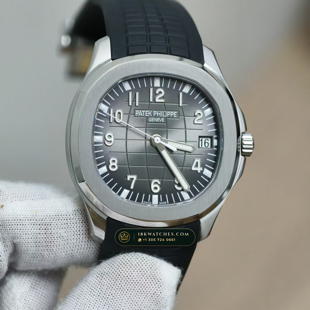 Patek Philippe Aquanaut Extra-Large Self-Winding Custom SW Dial Deep Crystal Optics Ref. 5167A — Studio Gallery Plate IV in 904L Stainless Steel Custom Architecture (79.5g Verified Mass, Patek Philippe Cal. 324 S C - 21K Gold Rotor)