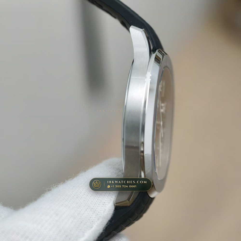 Patek Philippe Aquanaut Extra-Large Self-Winding Custom SW Dial Deep Crystal Optics Ref. 5167A — Studio Gallery Plate V in 904L Stainless Steel Custom Architecture (79.5g Verified Mass, Patek Philippe Cal. 324 S C - 21K Gold Rotor)