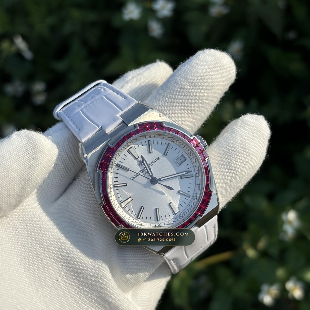 Vacheron Constantin Overseas Self-Winding 41mm Ref. 4500V — Studio Gallery Plate III in 904L Stainless Steel Custom Architecture (152.2g Verified Mass, Vacheron Constantin Cal. 5100 - 22K Gold Maltese Rotor)