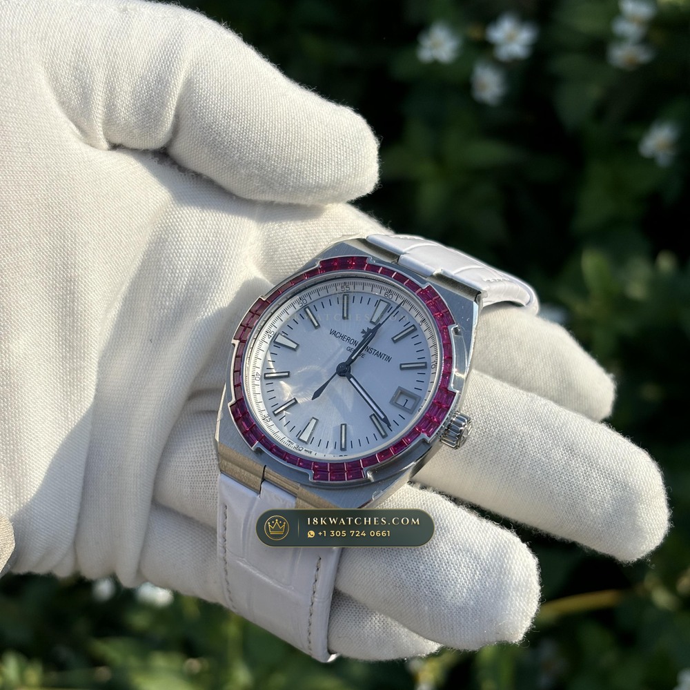 Vacheron Constantin Overseas Self-Winding 41mm Ref. 4500V — Studio Gallery Plate IV in 904L Stainless Steel Custom Architecture (152.2g Verified Mass, Vacheron Constantin Cal. 5100 - 22K Gold Maltese Rotor)