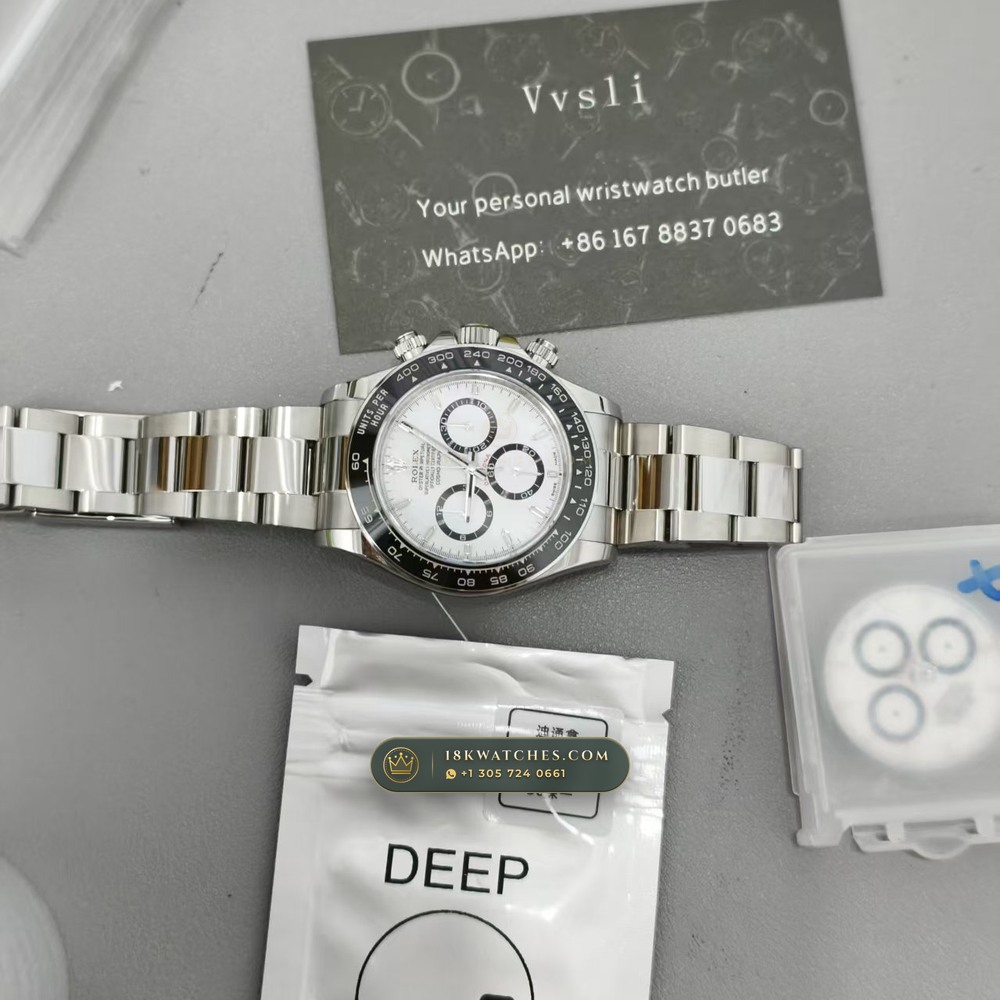 Rolex Cosmograph Daytona Geneva Atelier Spec Ref. 126500 — Studio Gallery Plate VIII in 904L Stainless Steel Custom Architecture (143.2g Verified Mass, Rolex Manufacture Cal. 4131 - 72h Power Reserve)