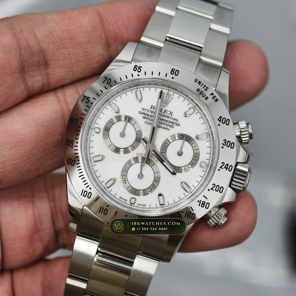 Rolex Cosmograph Daytona Geneva Atelier Spec Ref. 116520 — Studio Gallery Plate III in 904L Stainless Steel Custom Architecture (143.4g Verified Mass, Rolex Manufacture Cal. 4130 - 72h Power Reserve)