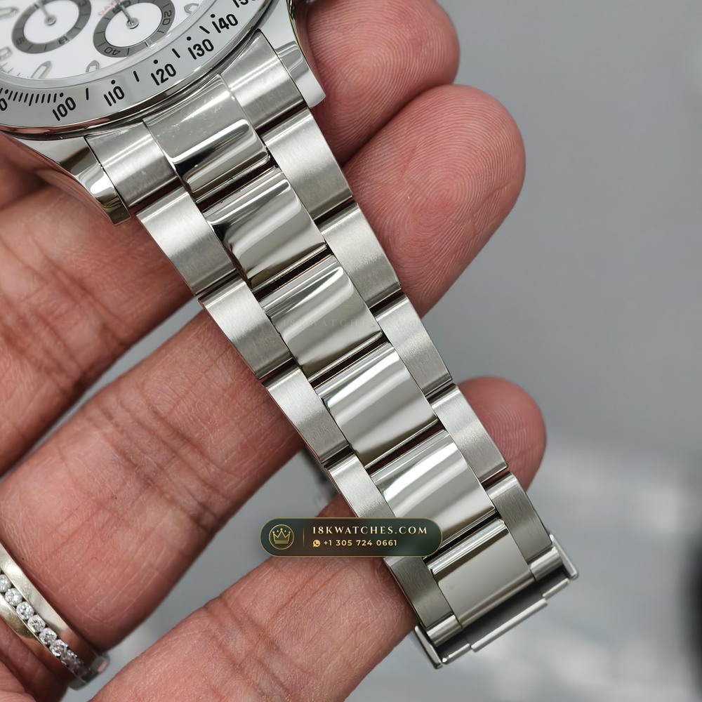 Rolex Cosmograph Daytona Geneva Atelier Spec Ref. 116520 — Studio Gallery Plate IV in 904L Stainless Steel Custom Architecture (143.4g Verified Mass, Rolex Manufacture Cal. 4130 - 72h Power Reserve)