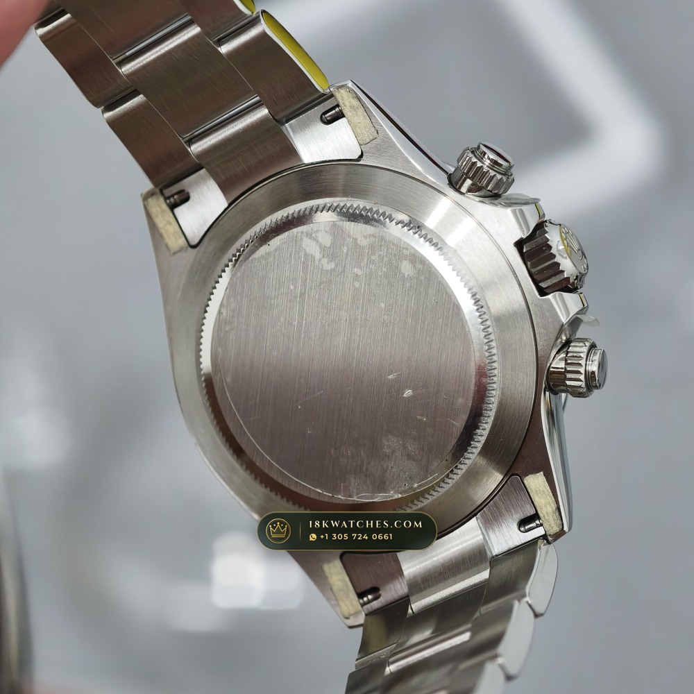 Rolex Cosmograph Daytona Geneva Atelier Spec Ref. 116520 — Studio Gallery Plate VI in 904L Stainless Steel Custom Architecture (143.4g Verified Mass, Rolex Manufacture Cal. 4130 - 72h Power Reserve)