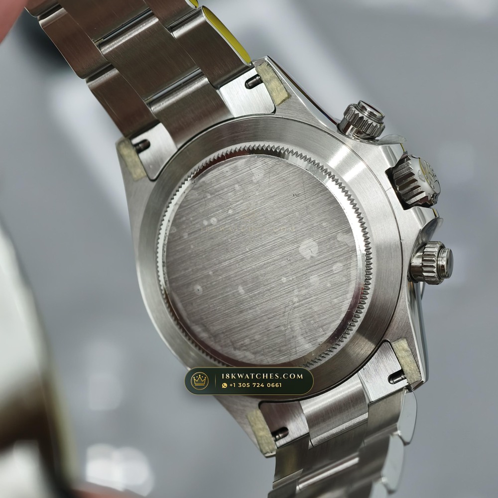 Rolex Cosmograph Daytona Chronometer Regulated Spec Ref. 116520 — Studio Gallery Plate VI in 904L Stainless Steel Custom Architecture (143.2g Verified Mass, Rolex Manufacture Cal. 4130 - 72h Power Reserve)