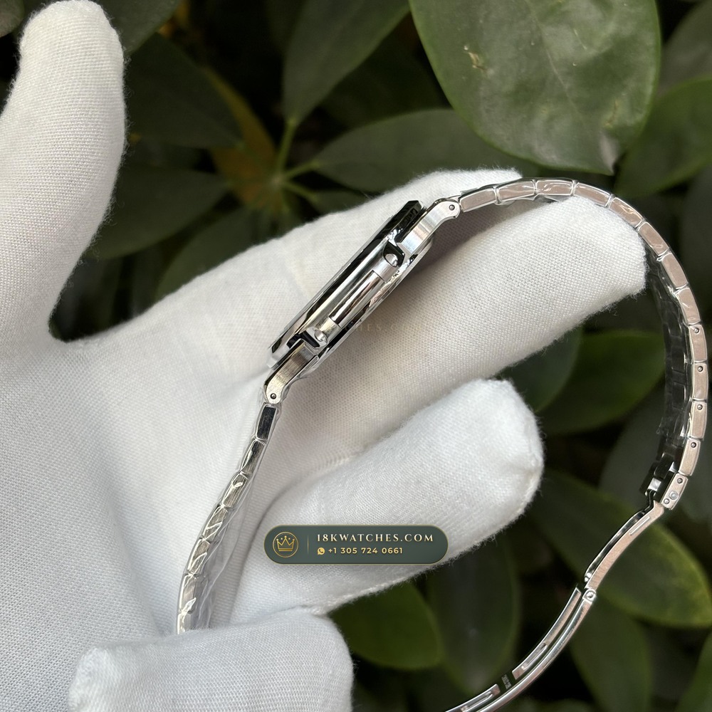 Patek Philippe Nautilus Off-Catalogue Baguette Ruby Bezel Diamond-Set Bezel 950 Platinum Ref. 5711/112P-001 — Studio Gallery Plate VII in 950 Platinum Pt950 (244.6g Verified Mass, Patek Philippe Cal. 26-330 S C / Cal. 324 S C - 21K Gold Rotor)