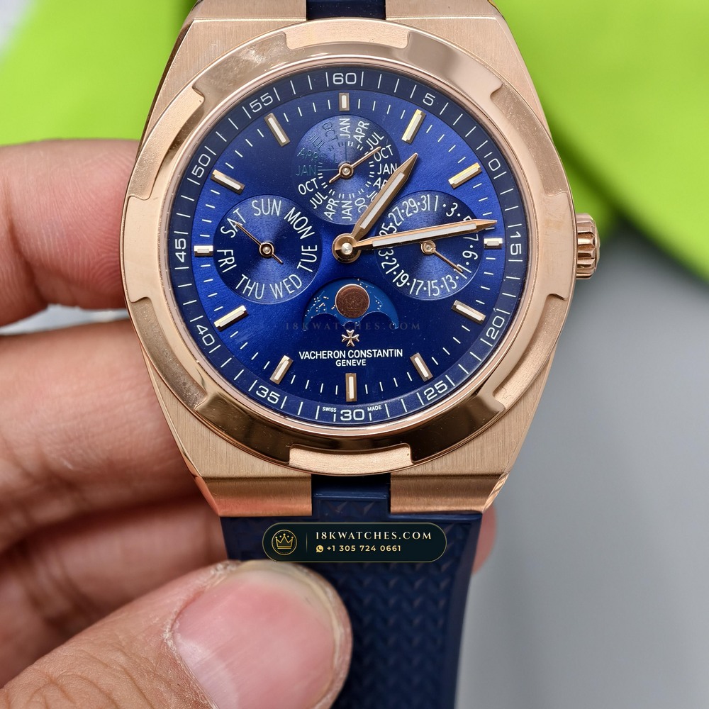 Vacheron Constantin Overseas Perpetual Calendar / Ultra-Thin 18K Rose Gold Ref. 4300V — Studio Gallery Plate II in 18K Rose Gold Au750 (176.2g Verified Mass, Vacheron Constantin Cal. 1120 QP/1 Ultra-Thin)