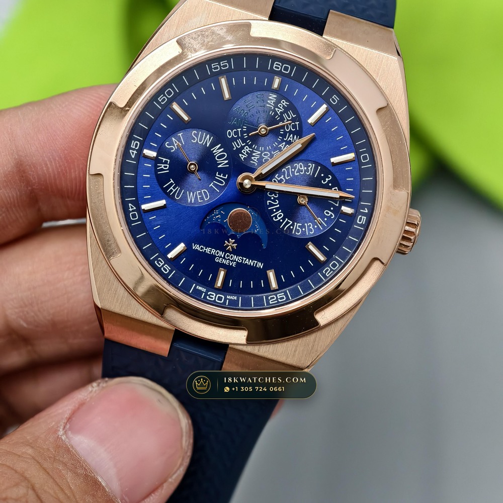 Vacheron Constantin Overseas Perpetual Calendar / Ultra-Thin 18K Rose Gold Ref. 4300V — Studio Gallery Plate III in 18K Rose Gold Au750 (176.2g Verified Mass, Vacheron Constantin Cal. 1120 QP/1 Ultra-Thin)