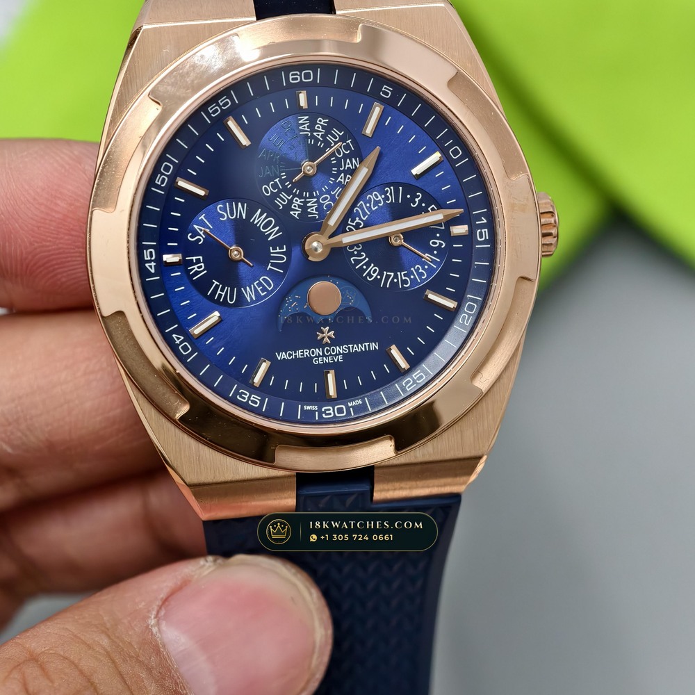 Vacheron Constantin Overseas Perpetual Calendar / Ultra-Thin 18K Rose Gold Ref. 4300V — Studio Gallery Plate IV in 18K Rose Gold Au750 (176.2g Verified Mass, Vacheron Constantin Cal. 1120 QP/1 Ultra-Thin)
