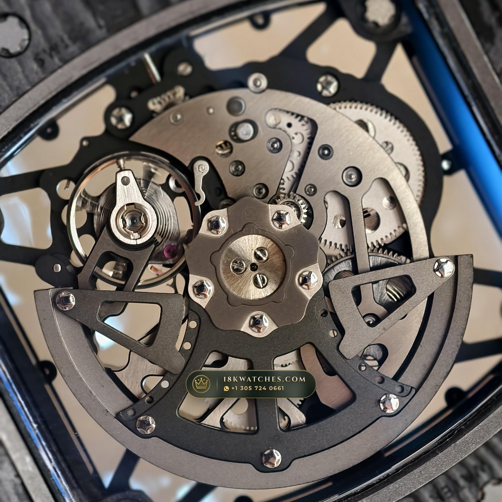 Richard Mille RM 35-02 Rafael Nadal Automatic Black Carbon TPT — Studio Gallery Plate X in Carbon TPT & Grade 5 Titanium (50.4g Verified Mass, Richard Mille Cal. RMAL1 Variable-Geometry Rotor)