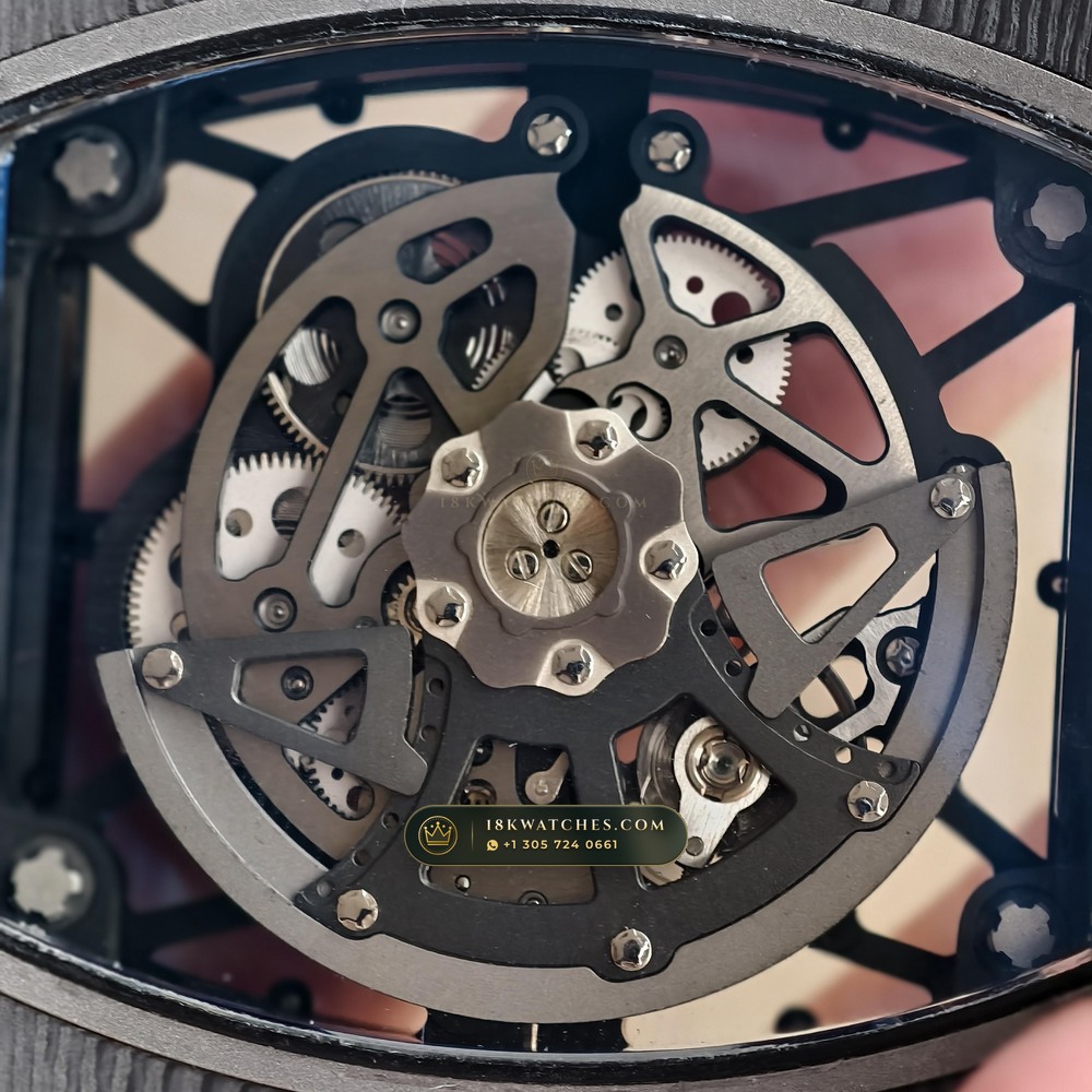 Richard Mille RM 35-02 Rafael Nadal Automatic Black Carbon TPT — Studio Gallery Plate XI in Carbon TPT & Grade 5 Titanium (50.4g Verified Mass, Richard Mille Cal. RMAL1 Variable-Geometry Rotor)