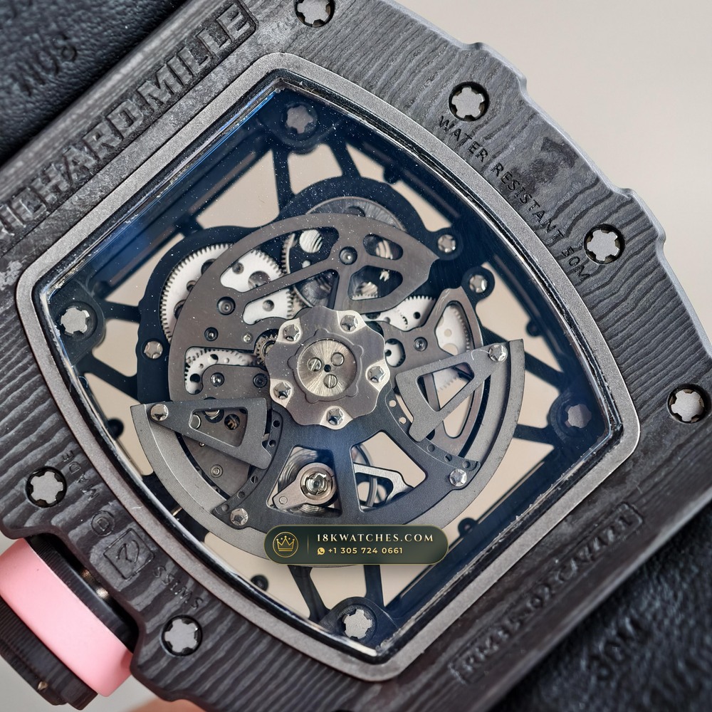 Richard Mille RM 35-02 Rafael Nadal Automatic Black Carbon TPT — Studio Gallery Plate IX in Carbon TPT & Grade 5 Titanium (50.4g Verified Mass, Richard Mille Cal. RMAL1 Variable-Geometry Rotor)