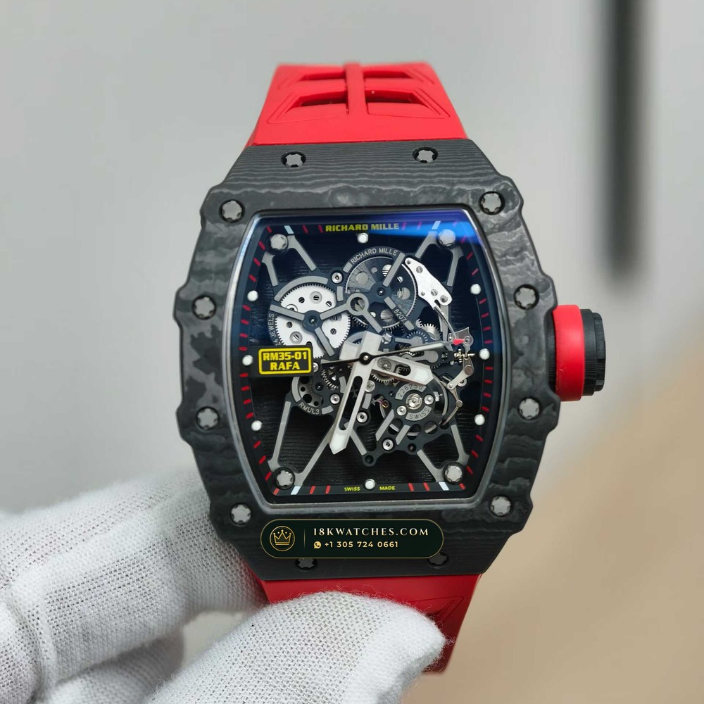 Richard Mille RM 35-01 Rafael Nadal Manual Winding Sapphire Caseback Spec
