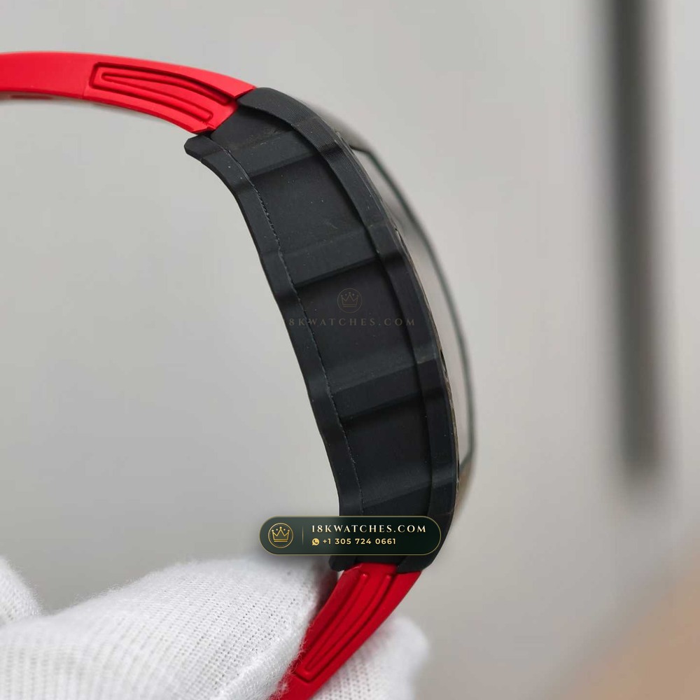 Richard Mille RM 35-01 Rafael Nadal Manual Winding Sapphire Caseback Spec — Studio Gallery Plate V in Carbon TPT & Grade 5 Titanium (50.7g Verified Mass, Richard Mille Cal. RMUL3 Grade 5 Titanium Skeleton)