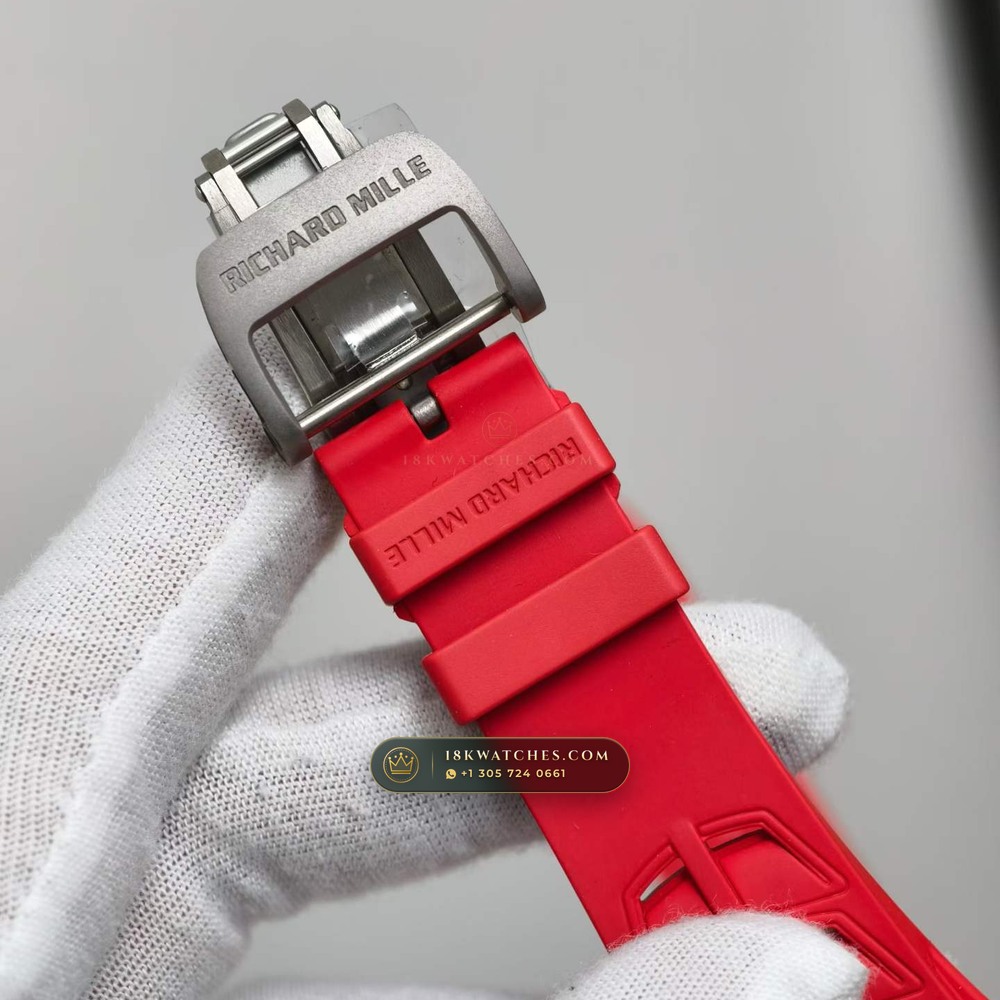 Richard Mille RM 35-01 Rafael Nadal Manual Winding Sapphire Caseback Spec — Studio Gallery Plate VIII in Carbon TPT & Grade 5 Titanium (50.7g Verified Mass, Richard Mille Cal. RMUL3 Grade 5 Titanium Skeleton)