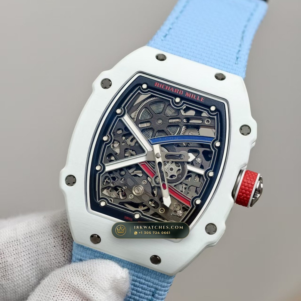 Richard Mille RM 67-02 Automatic Extra-Flat White Quartz TPT — Studio Gallery Plate III in Carbon TPT & Grade 5 Titanium (33.4g Verified Mass, Richard Mille Cal. CRMA7 Skeletonized Titanium)