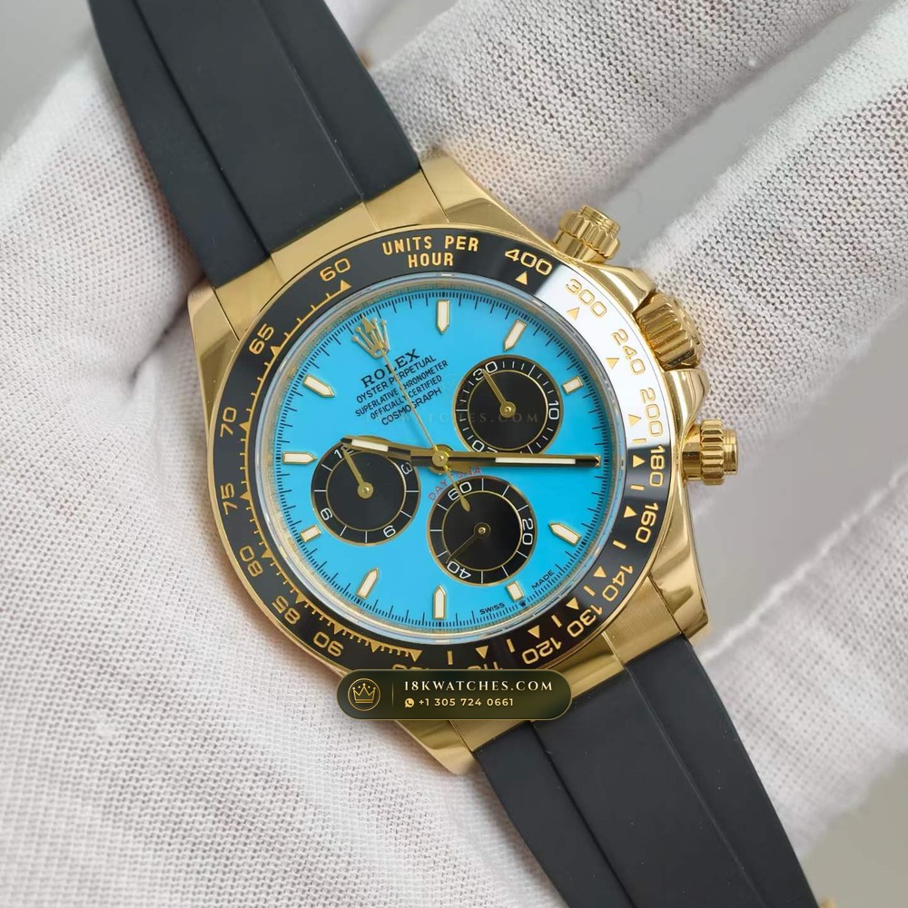 Rolex Cosmograph Daytona 18K Yellow Gold Geneva Atelier Spec Ref. 126518LN — Studio Gallery Plate III in 18K Yellow Gold Au750 (160.4g Verified Mass, Rolex Manufacture Cal. 4131 - 72h Power Reserve)