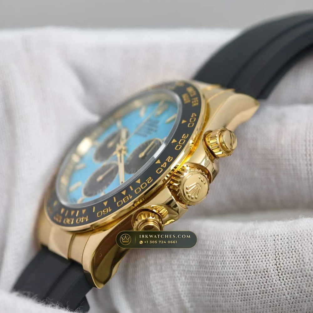 Rolex Cosmograph Daytona 18K Yellow Gold Geneva Atelier Spec Ref. 126518LN — Studio Gallery Plate IV in 18K Yellow Gold Au750 (160.4g Verified Mass, Rolex Manufacture Cal. 4131 - 72h Power Reserve)