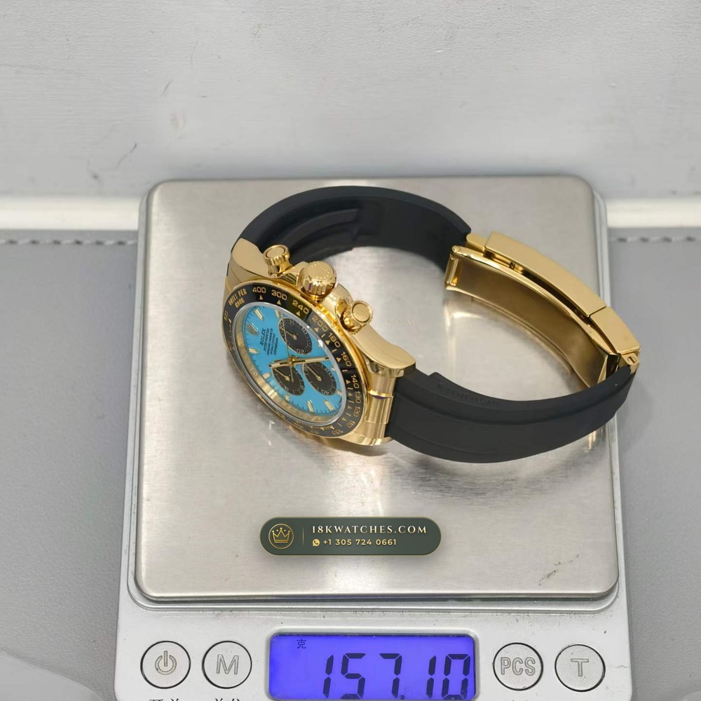 Rolex Cosmograph Daytona 18K Yellow Gold Geneva Atelier Spec Ref. 126518LN — Studio Gallery Plate IX in 18K Yellow Gold Au750 (160.4g Verified Mass, Rolex Manufacture Cal. 4131 - 72h Power Reserve)