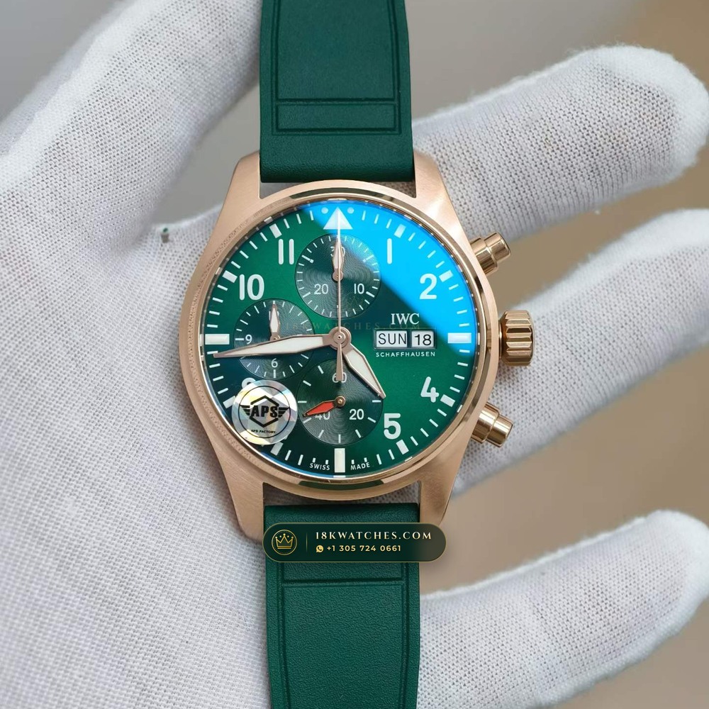 IWC Schaffhausen IWC Pilot Watch Chronograph 41mm Green Dial Ref. IW388110