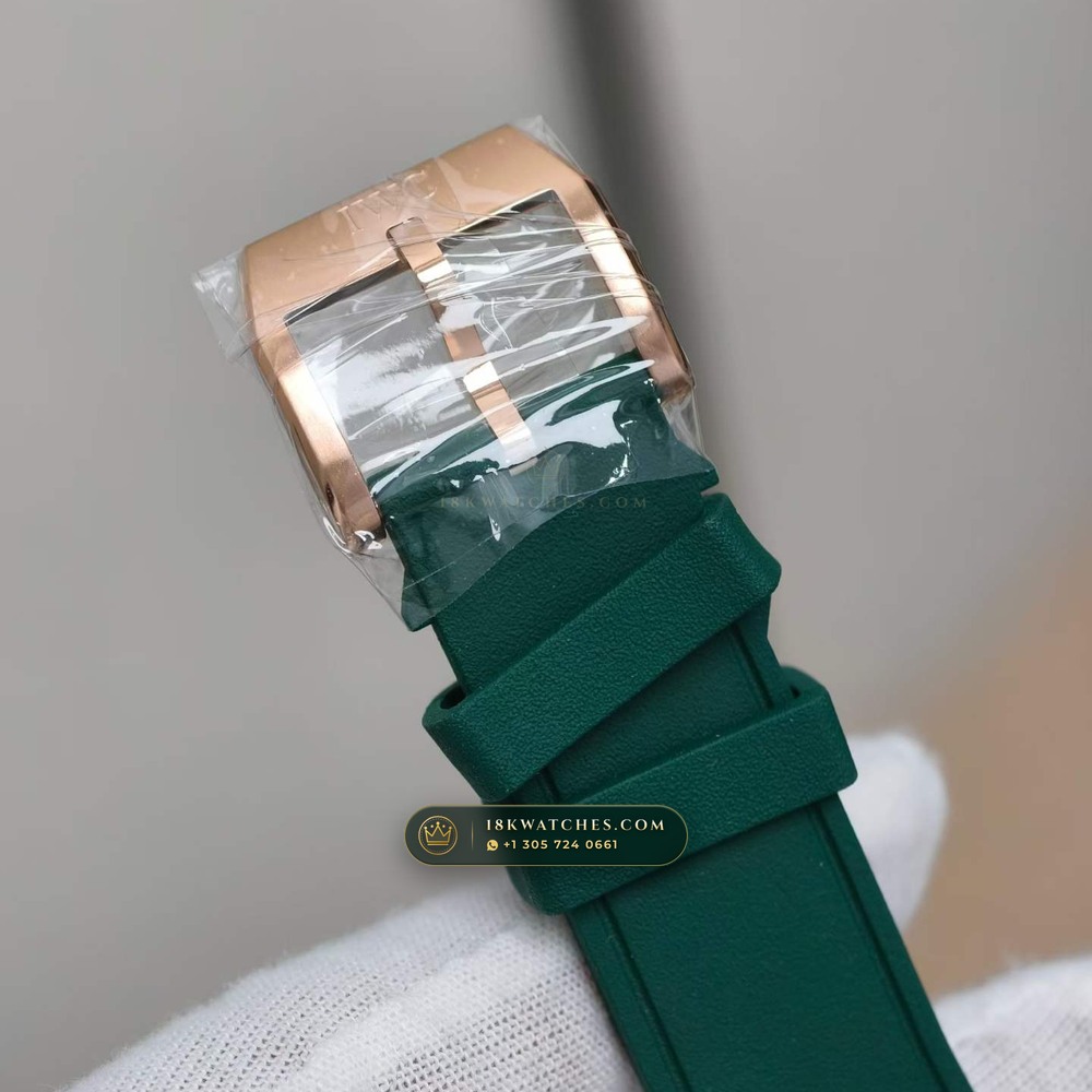 IWC Schaffhausen IWC Pilot Watch Chronograph 41mm Green Dial Ref. IW388110 — Studio Gallery Plate VII in 904L Stainless Steel Custom Architecture (108.1g Verified Mass, IWC Manufacture Cal. 69355 / Cal. 52010)