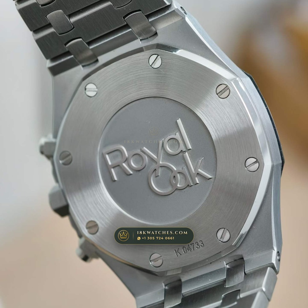 Audemars Piguet Royal Oak Selfwinding Chronograph 41mm 5-Axis CNC Case Ref. 26331ST — Studio Gallery Plate VII in 904L Stainless Steel Custom Architecture (180.3g Verified Mass, Audemars Piguet Cal. 2385 Column-Wheel Chronograph)