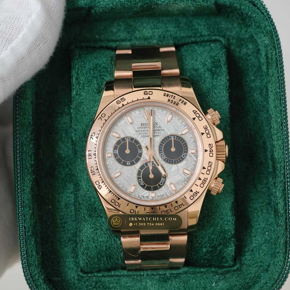 Rolex Cosmograph Daytona Gibeon Meteorite Dial 18K Everose Gold Ref. 116505