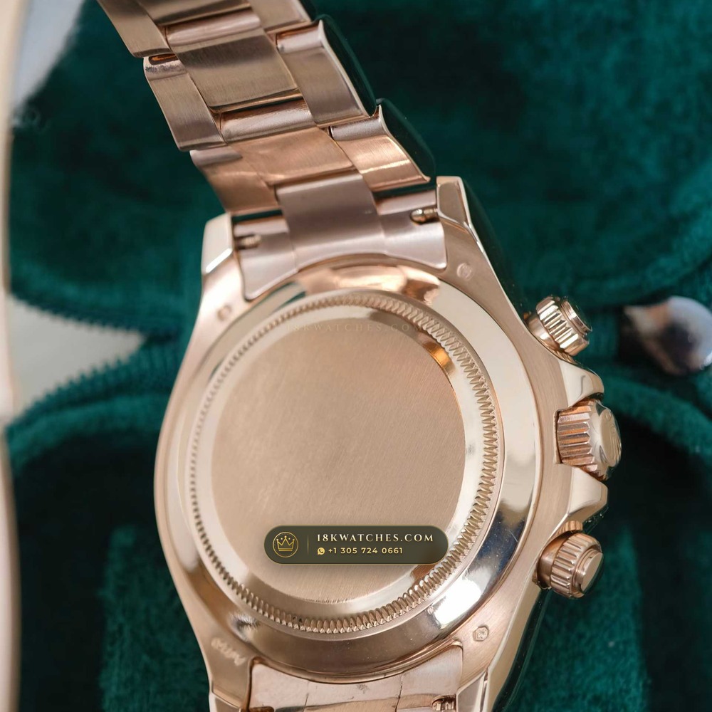 Rolex Cosmograph Daytona Gibeon Meteorite Dial 18K Everose Gold Ref. 116505 — Studio Gallery Plate VIII in 18K Rose Gold Au750 (216.1g Verified Mass, Rolex Manufacture Cal. 4130 - 72h Power Reserve)