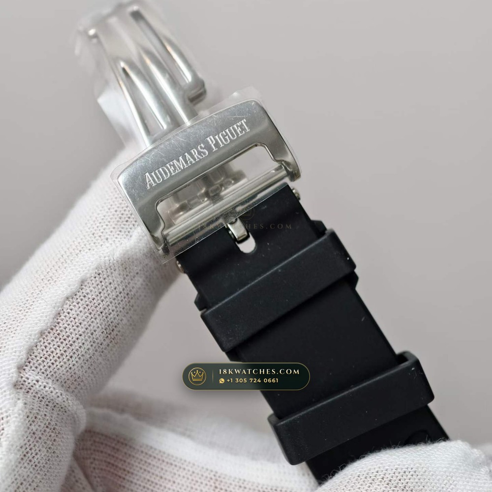 Audemars Piguet Royal Oak Selfwinding Chronograph 41mm Chronometer Regulated Spec Ref. 26331ST — Studio Gallery Plate VII in 904L Stainless Steel Custom Architecture (180.4g Verified Mass, Audemars Piguet Cal. 2385 Column-Wheel Chronograph)