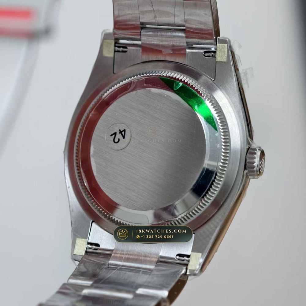 Rolex Oyster Perpetual 36 Tiffany Turquoise Lacquer Dial Ref. 126000 — Studio Gallery Plate VI in 904L Stainless Steel Custom Architecture (120.7g Verified Mass, Rolex Manufacture Cal. 3230 - 70h Power Reserve)