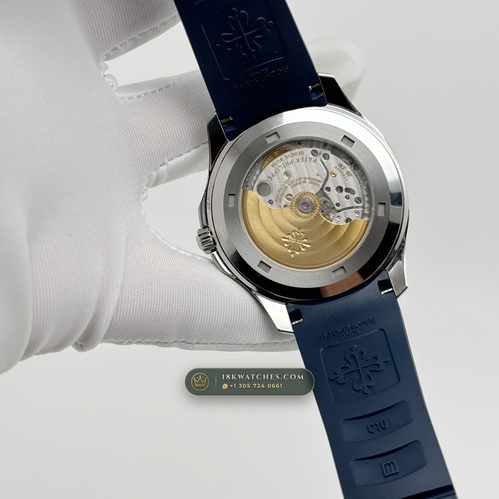 Patek Philippe Aquanaut Luce Haute Joaillerie Baguette Emerald Bezel 18K White Gold Ref. 5268/461G-001 — Studio Gallery Plate VII in 18K White Gold Au750 (114.2g Verified Mass, Patek Philippe Cal. 26-330 S C - 21K Gold Rotor)