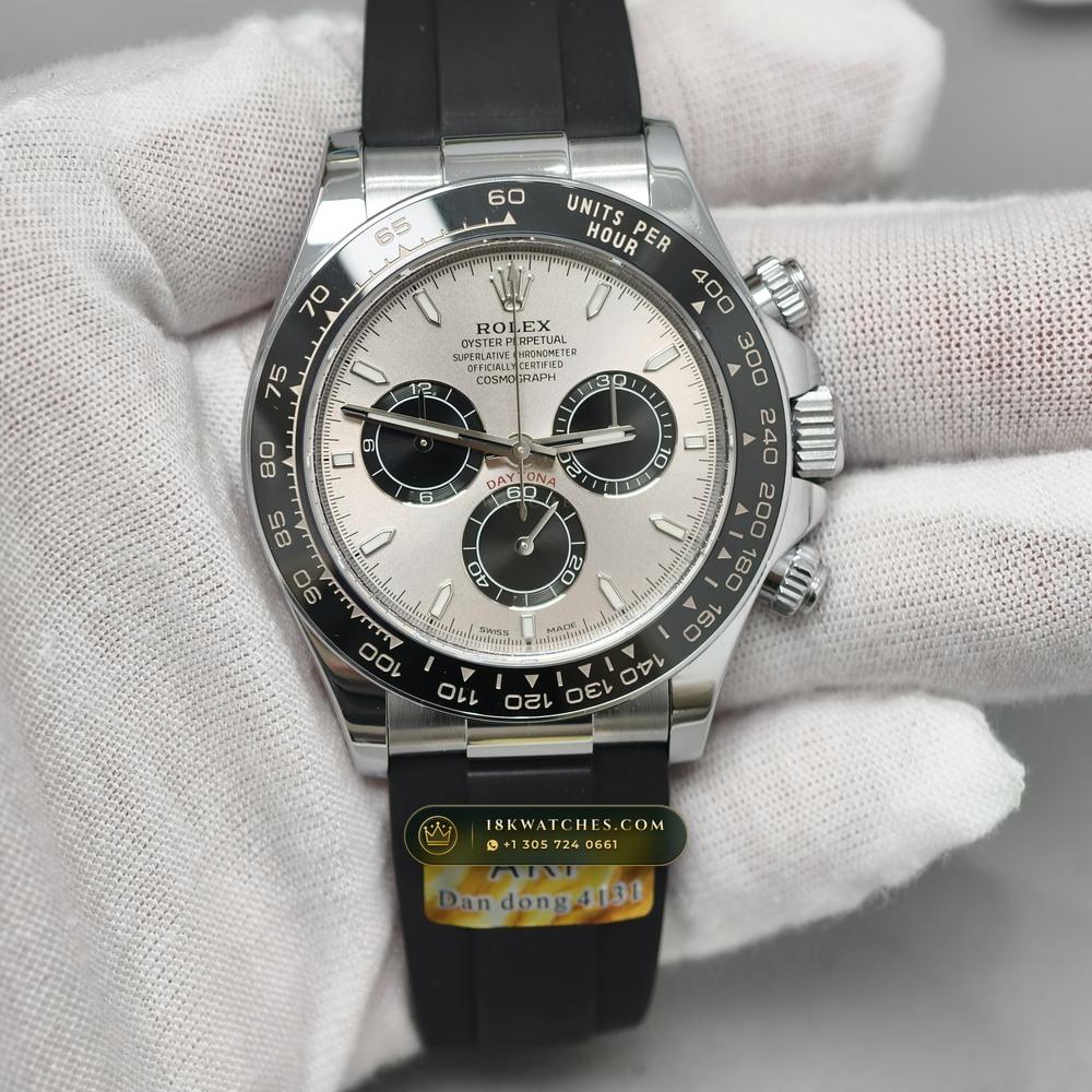 Rolex Cosmograph Daytona Ghost Slate Grey Dial 18K White Gold Ref. 126519LN